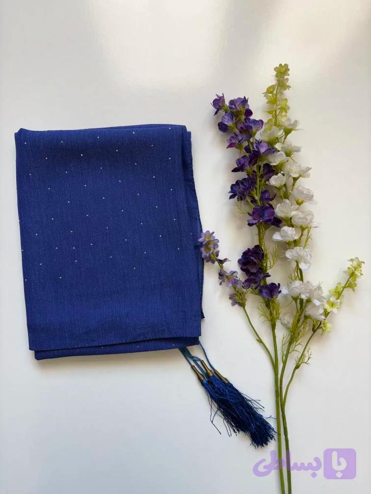 شال کریشه نگینی منگوله‌دار