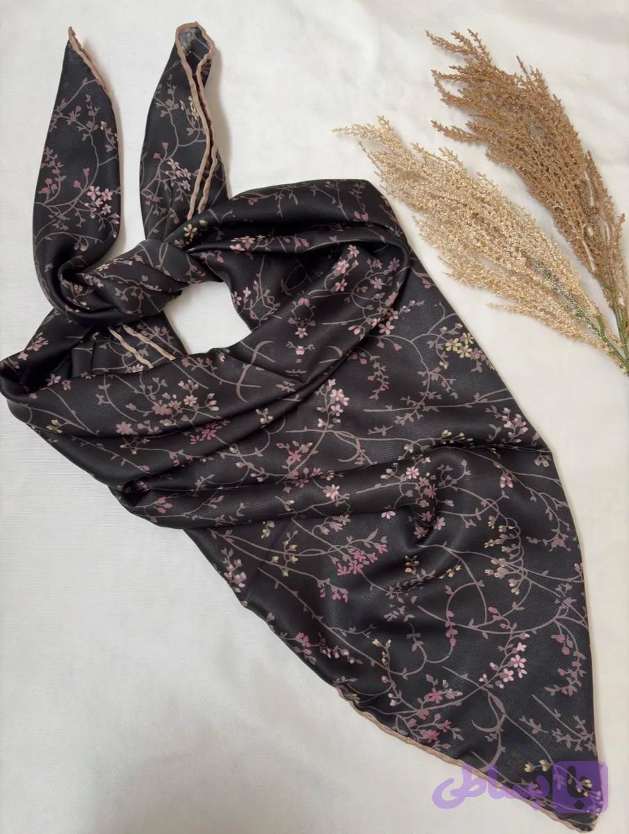 روسری ابریشم گل ریز