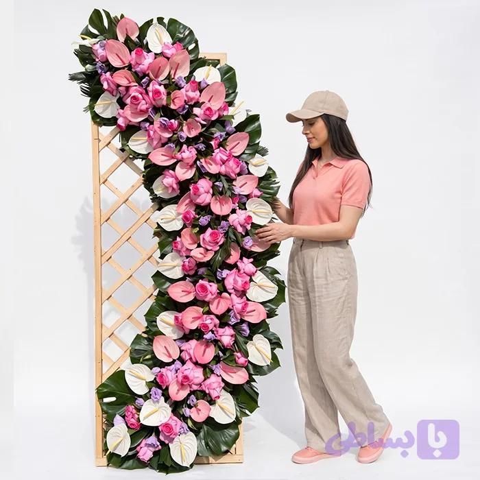 تاج گل شبکه‌ای کد 206 — تصویر 1