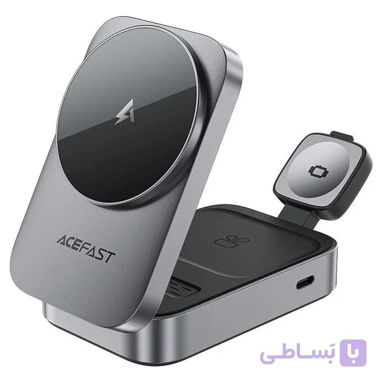 شارژر بی‌سیم ایس فست Acefast Air Charger 3in1 مدل  E22 — تصویر 1