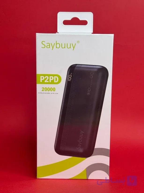 پاوربانک Saybuuy مدل P2PD با ظرفیت 20000mAh؛ همراه پرقدرت و قابل اعتماد