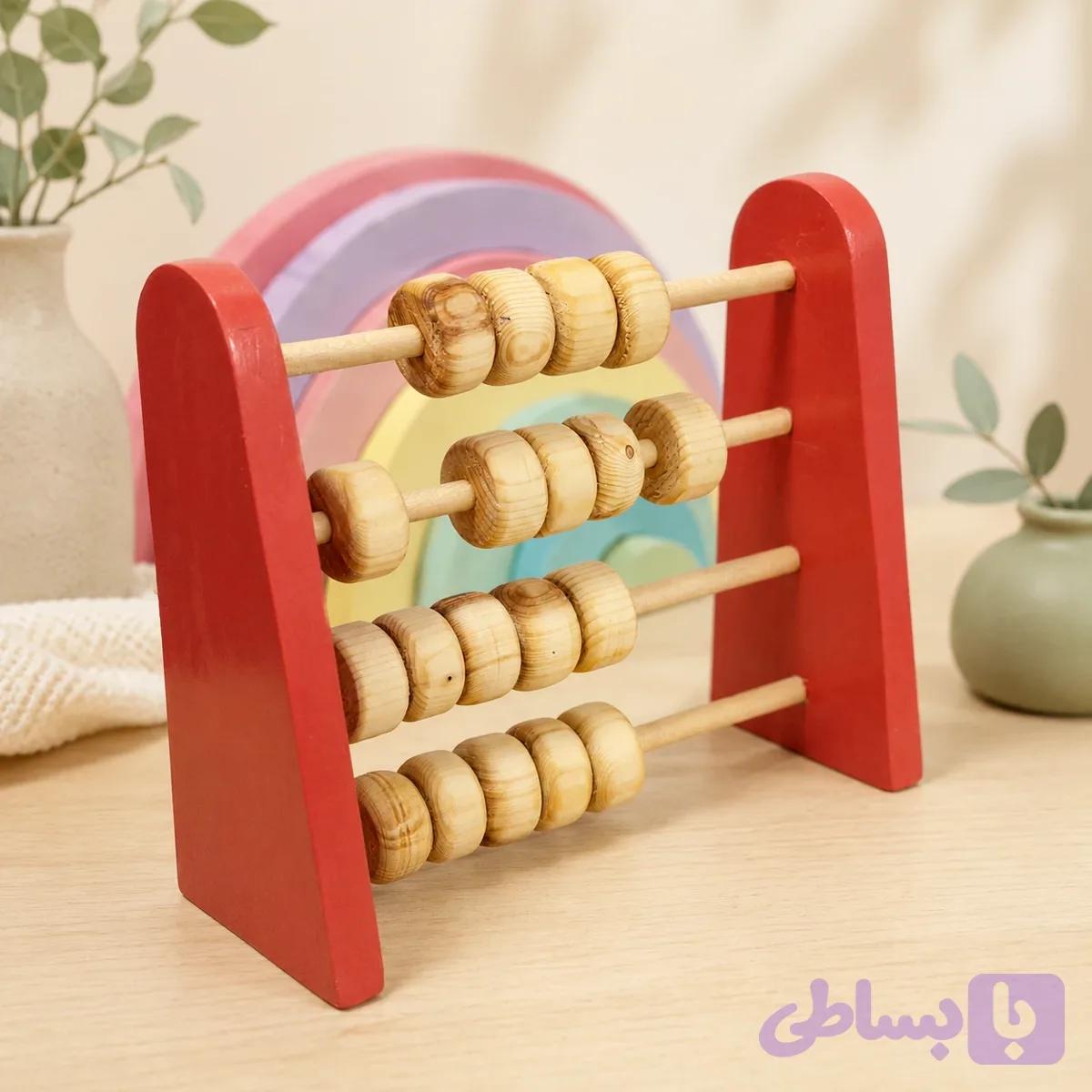 چرتکه چوبی ایستاده