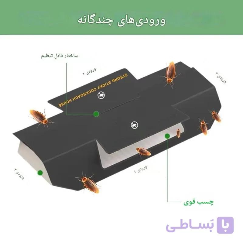 تله سوسک کش Cockroach Trap بسته ۱۰ عددی — تصویر 1