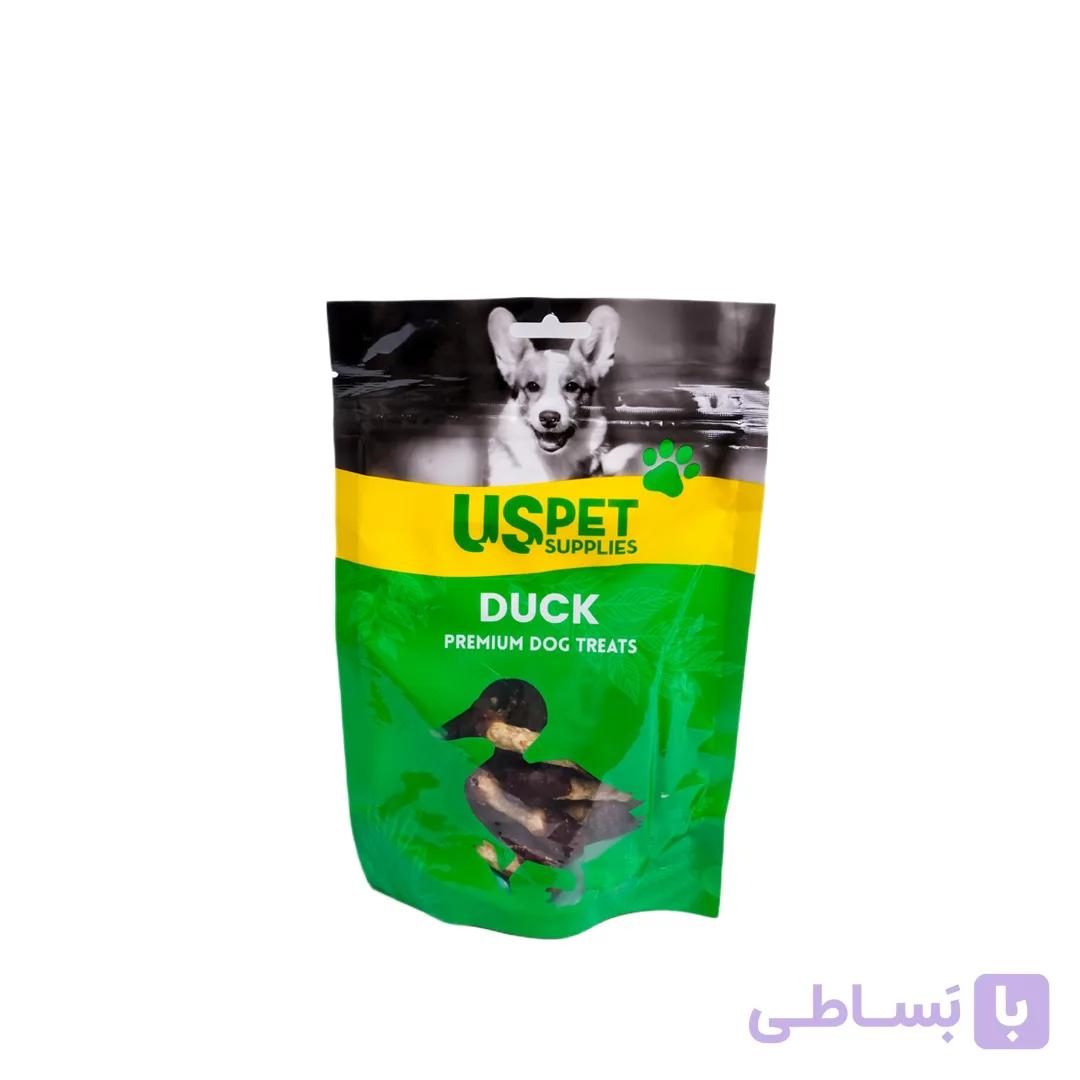 تشویقی دمبلی یو اس پت با طعم اردک