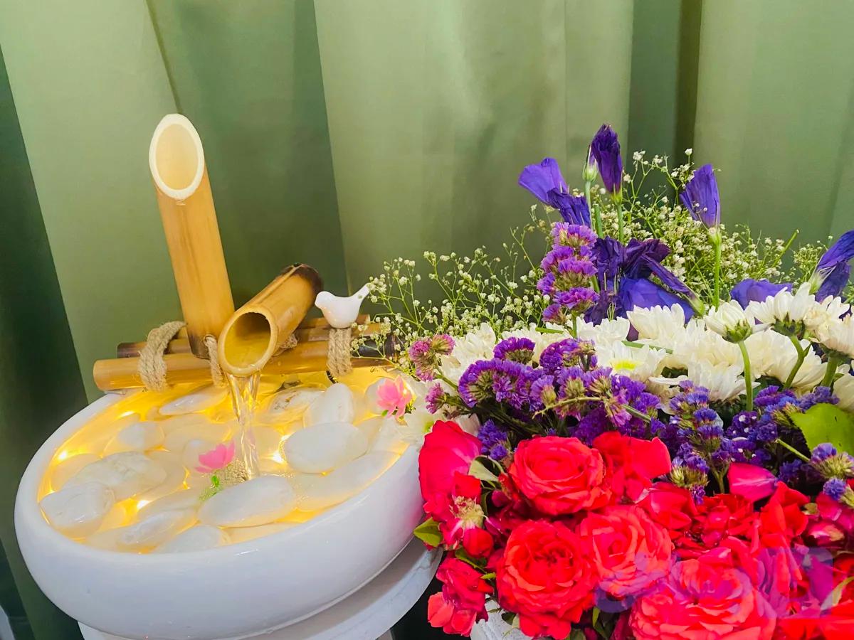 آبنما رومیزی دکوری بامبو مدل سهروردی