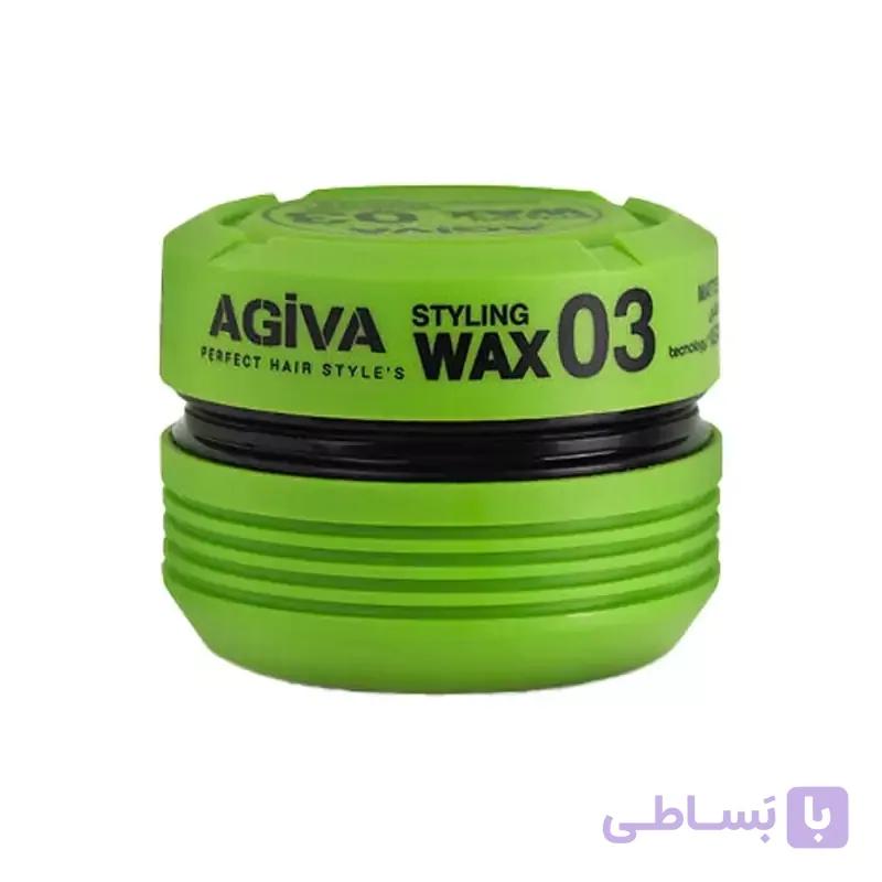 واکس مو agiva 03 سبز مدل Matte Look حجم 175 میلی