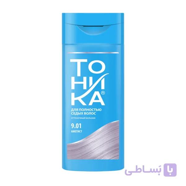 شامپو رنگساژ تونیکا شماره 9.01 – بلوند آمیتیسی با جلوه‌ی درخشان و خنثی‌کننده زردی
