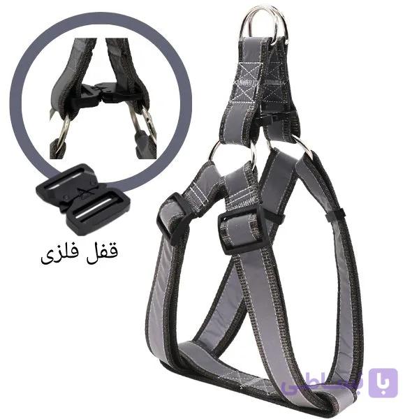 ست بند و قلاده کتفی سگ (نژاد بزرگ) مدل دو ایکس لارژ مگی پت کد 2XL maggy pet