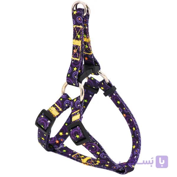 ست بند و قلاده کتفی سگ مدل مدیوم چاپی مگی پت کد Medium LG