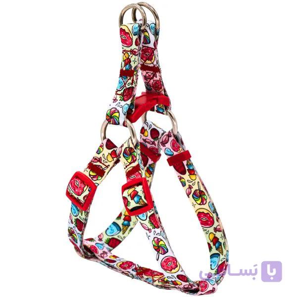 ست بند و قلاده کتفی سگ مدل لارژ چاپی مگی پت کد Large-LG