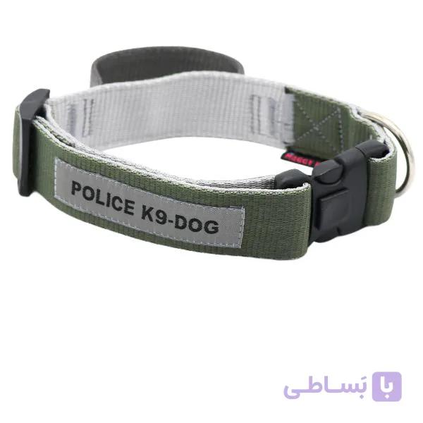 قلاده گردنی سگ (نژاد بزرگ) مگی پت مدل ایکس لارژ پلیس  X-large Police maggy pet