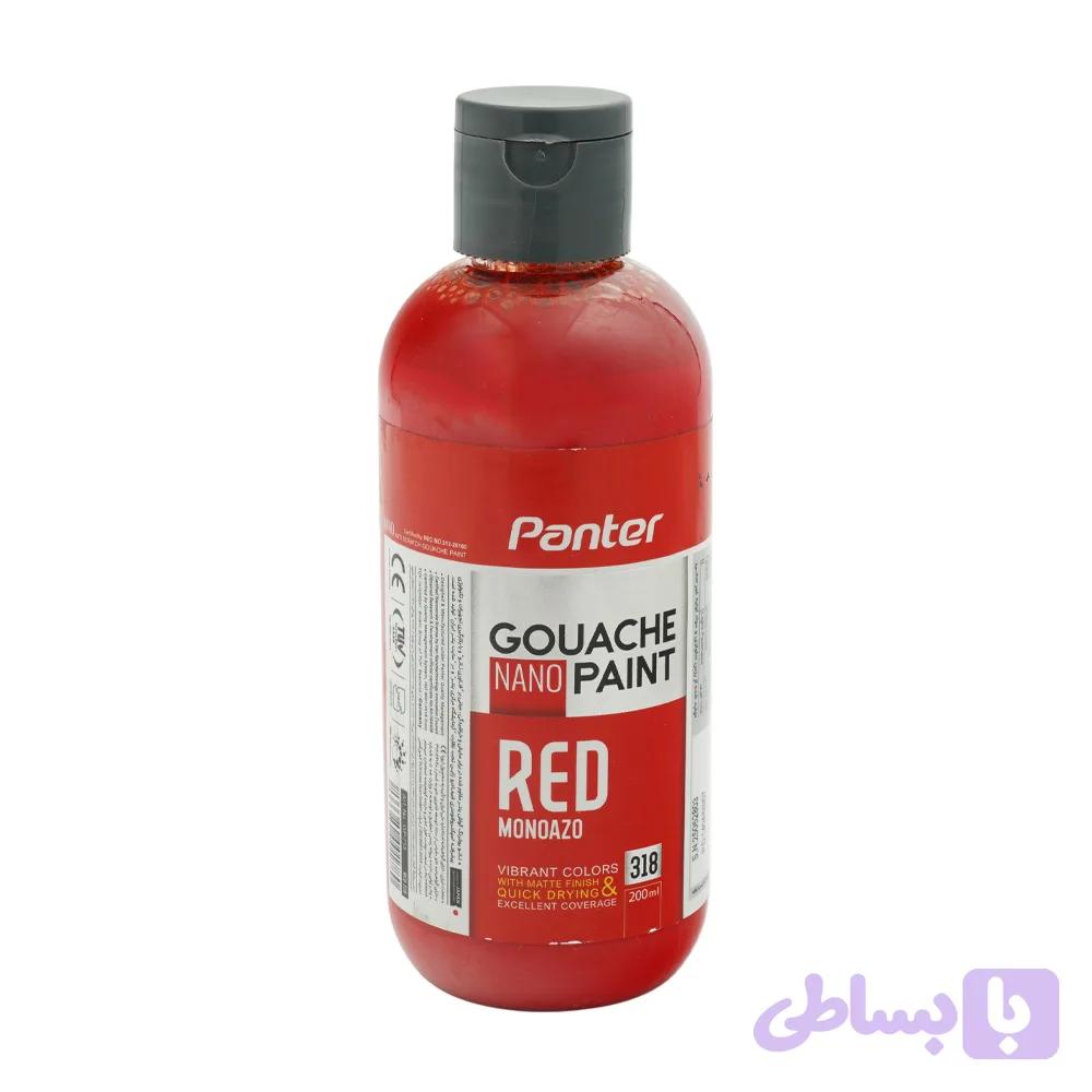 گواش200میل تک رنگ GP-713 قرمز پنتر کد318