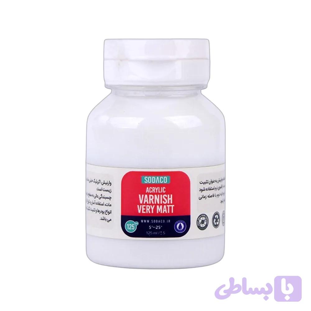 وارنیش125میل اکریلیک خیلی مات سوداکو کد02618