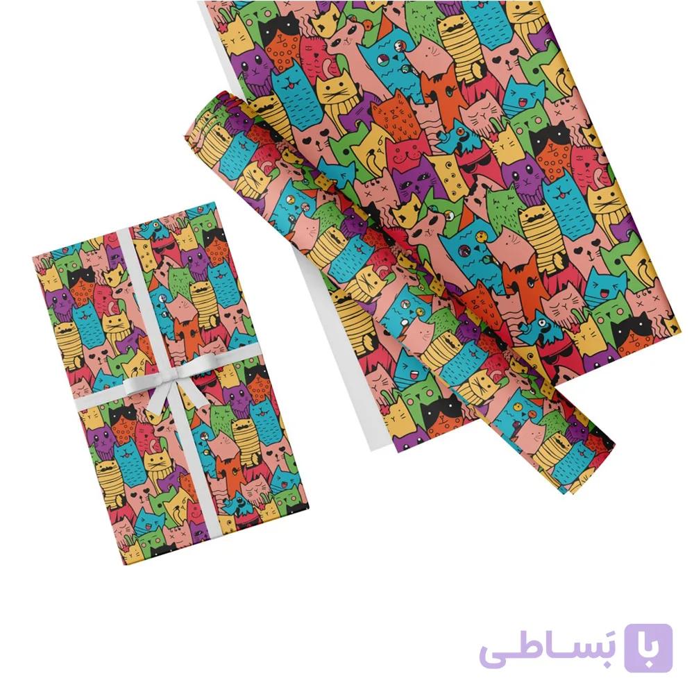 کاغذ کادو یک رو هیرمند پیپر کد151