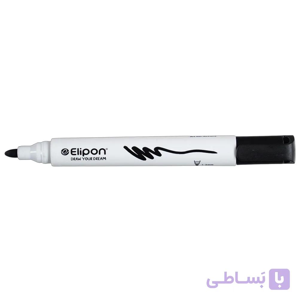 ماژیک وایت برد گردمشکی الیپون کد8241504