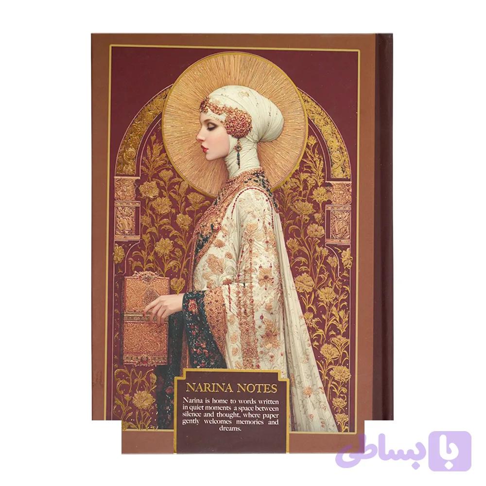 دفتریادداشت ته دوخت20*14 جلد سخت همیشه سری NARINA NOTE — تصویر 1