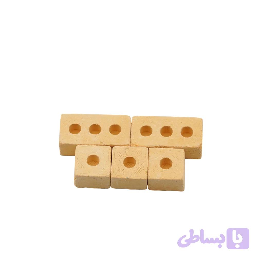 آجرفشاری زرد مقیاس1/12تعداد400عددی اشل — تصویر 1