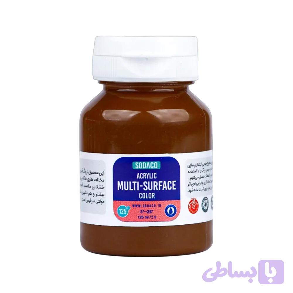 مولتی سورفیس(رنگ همه کاره) ساده 125میل دارچینی سوداکو کد02454