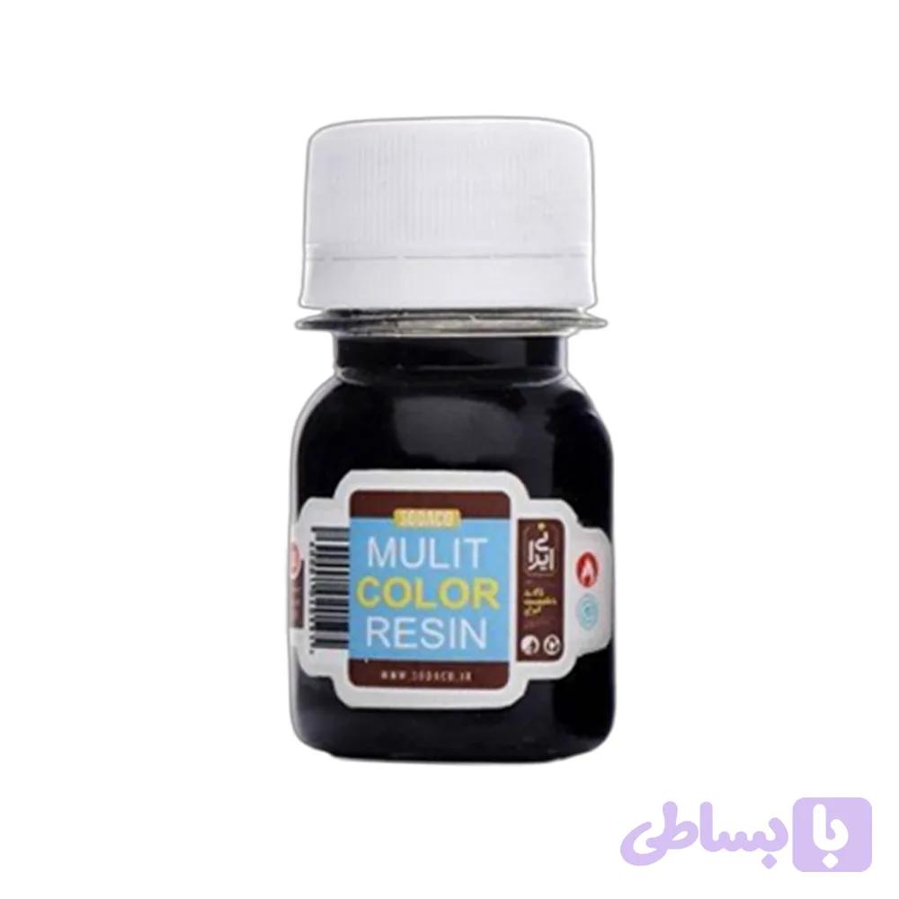 رنگ رزین30میل مولتی کالر سوداکو مشکی کد01624