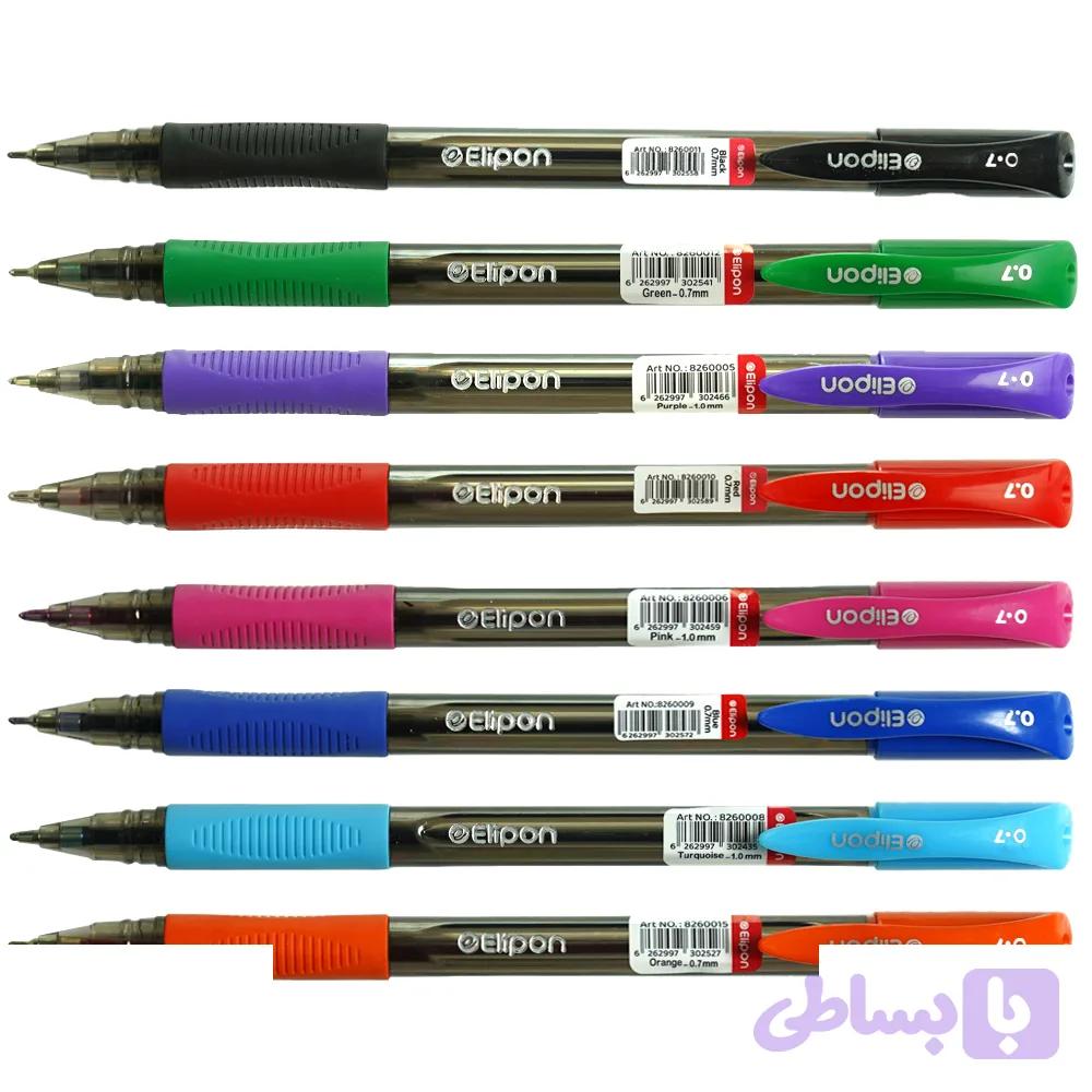 خودکار 8رنگ 0/7سمی ژل الیپون EA01 کد8261218 — تصویر 1