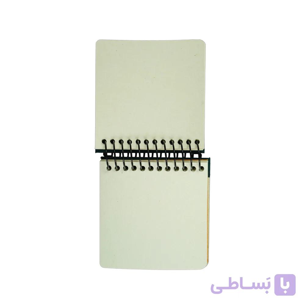 دفتریادداشت9*9 کوچک جلد سخت سیم از بالا پیل سری پالپ — تصویر 1