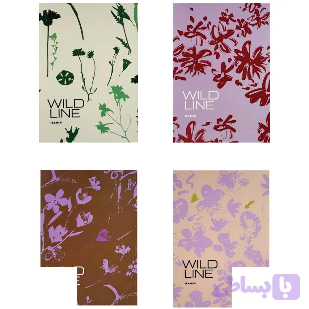 دفتریادداشت 21*14.5 ته چسب همین سری Wild Line