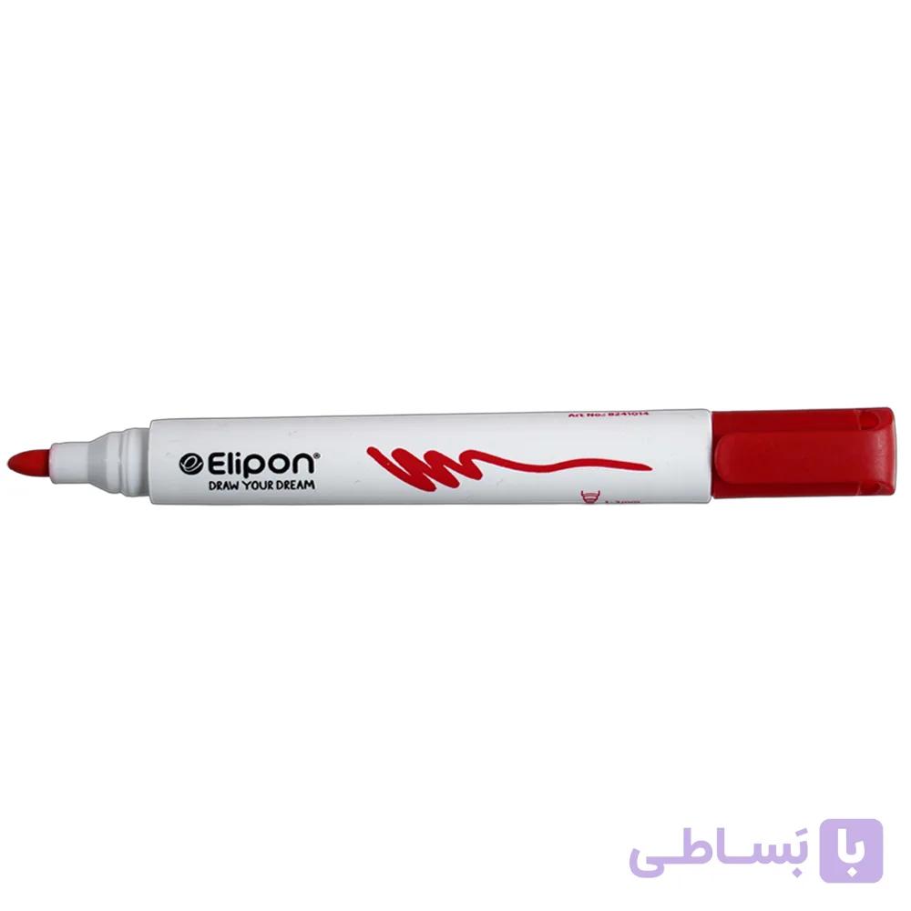 ماژیک وایت برد گرد قرمز الیپون کد8241505 — تصویر 1