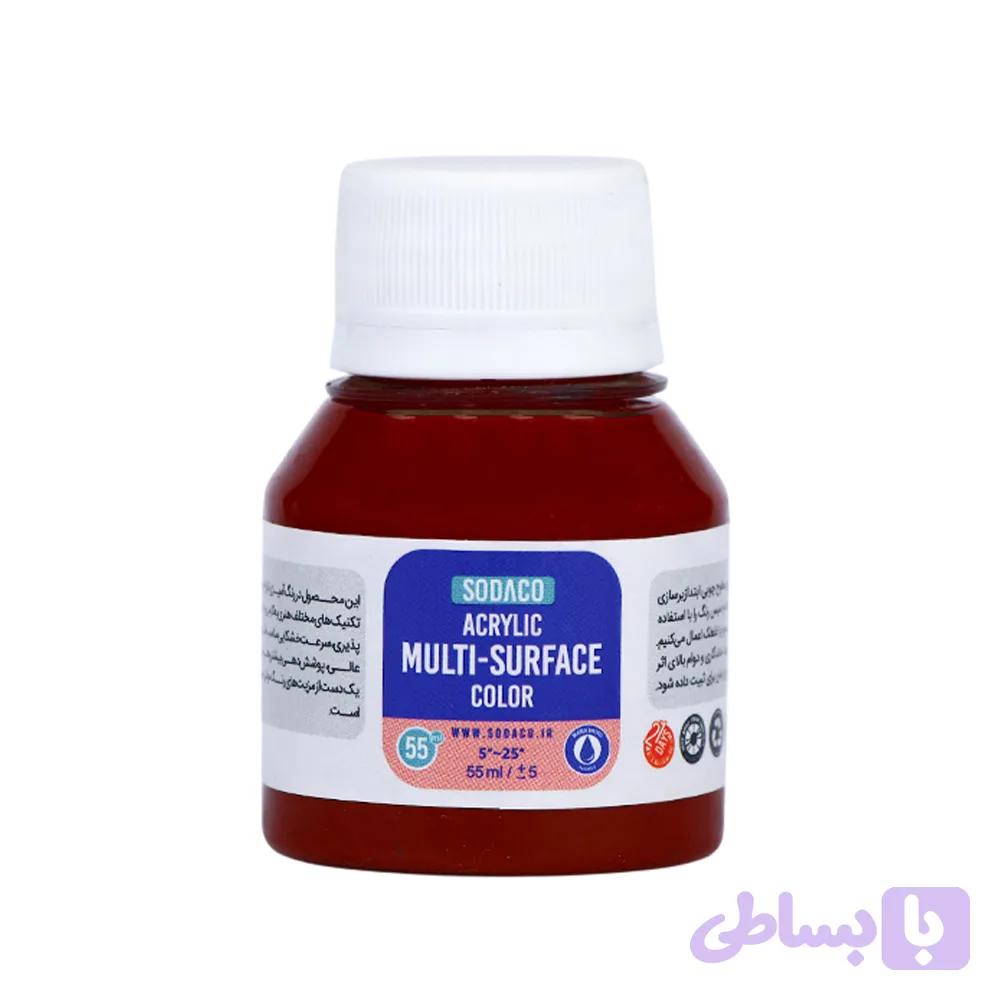 مولتی سورفیس(رنگ همه کاره) ساده 55میل سوداکو زرشکی کد00401