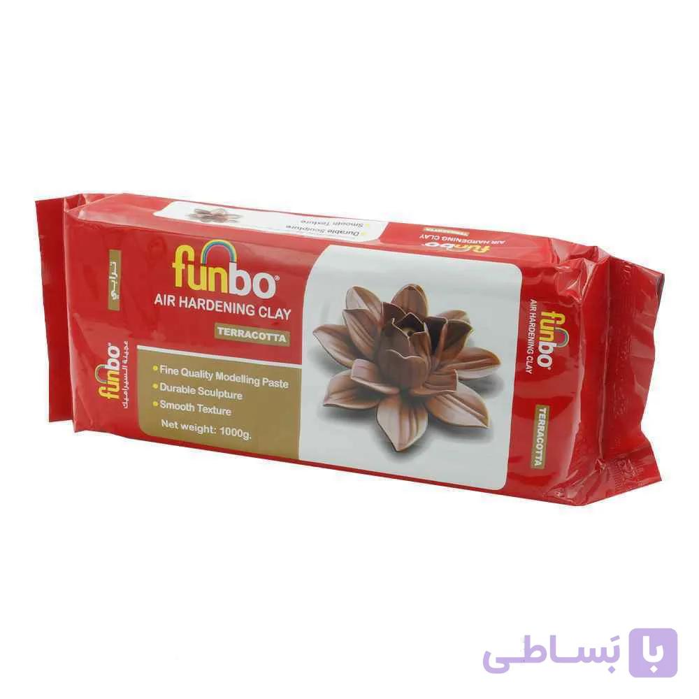 خمیرمجسمه سازی1000گرمی قهوه ای فونبو