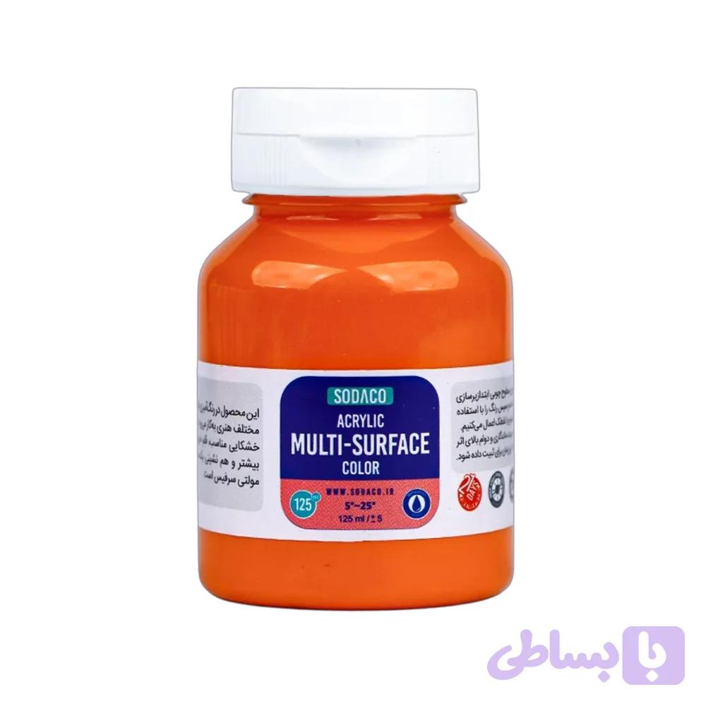 مولتی سورفیس(رنگ همه کاره) ساده 125میل مرجانی سوداکو کد02451