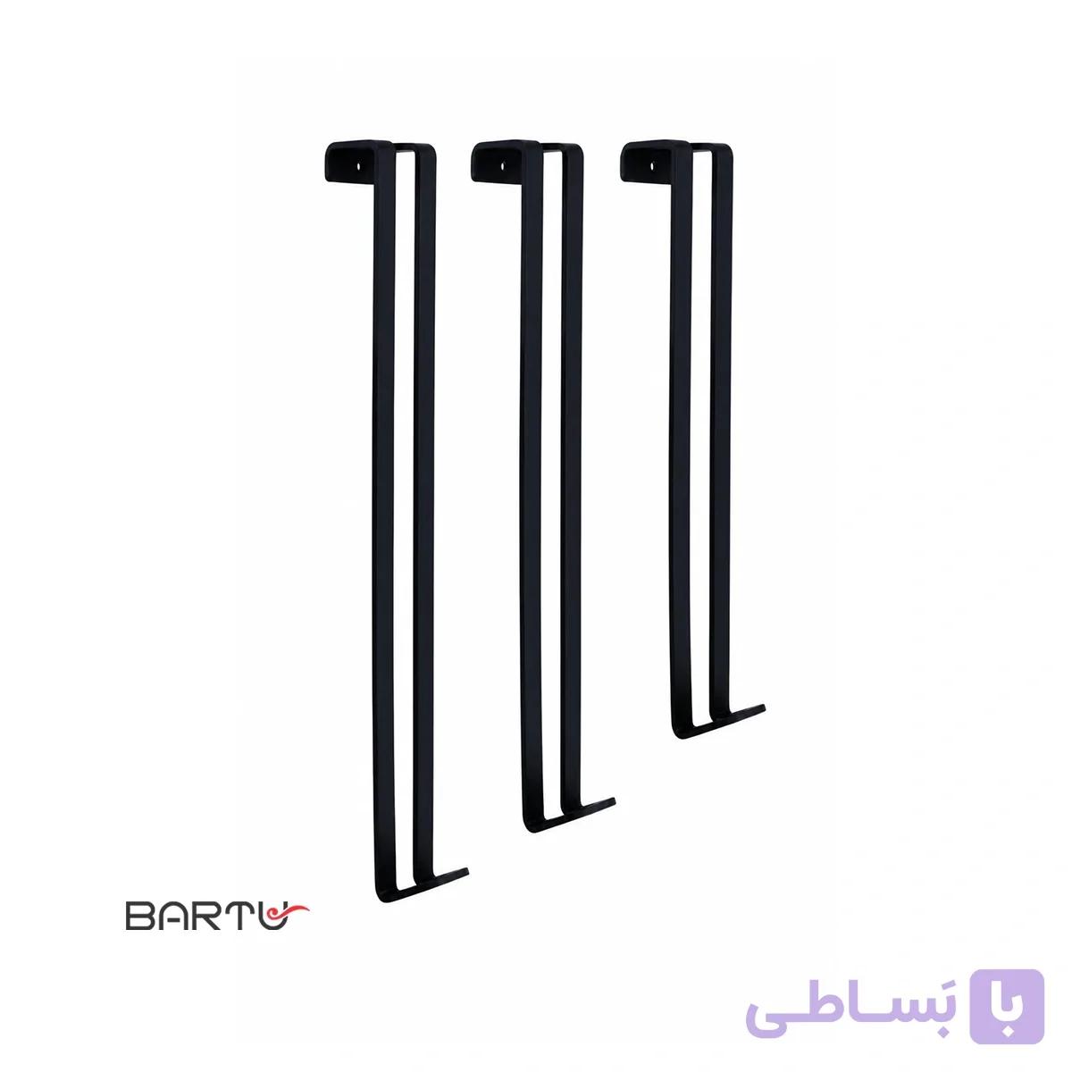ست آویز لباس پشت دری فلزی سه تایی آیلین هوم کد 018 — تصویر 1