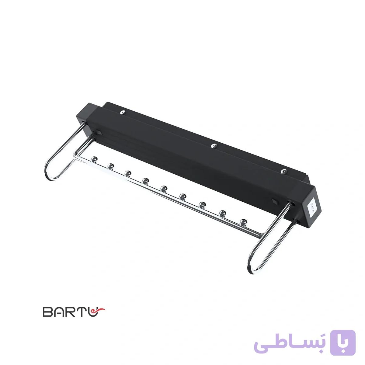 رگال سقفی ریلی آویز لباس پلاتین کد 1018 — تصویر 1