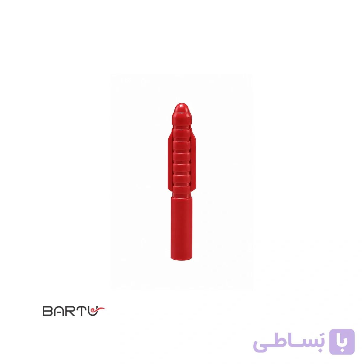 رولپلاک بدون لبه قرمز پلاستیکی سایز 60☓8.5 میلی متر (بسته 50عددی) — تصویر 1