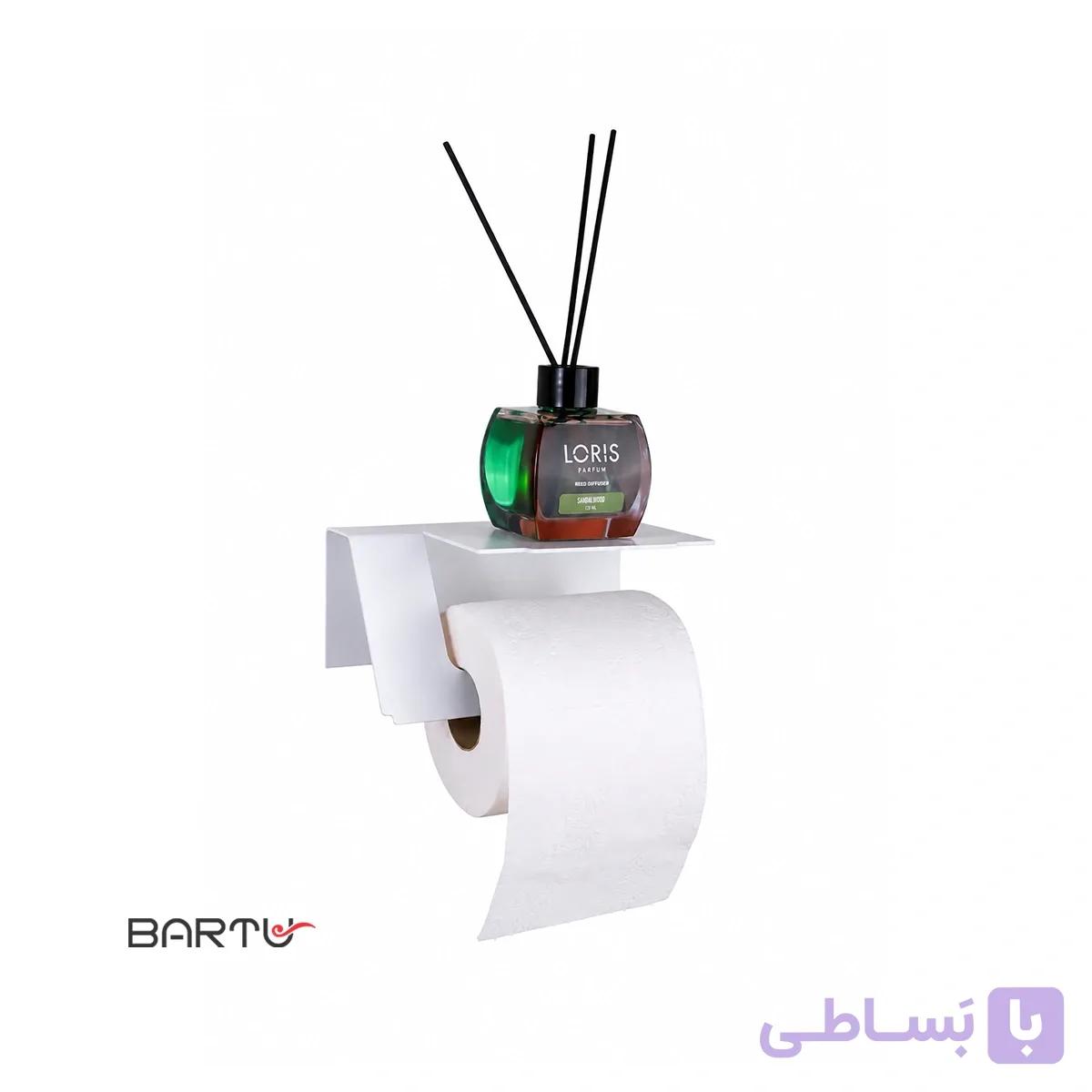 شلف دیواری فلزی جای دستمال رولی آیلین هوم کد 002 — تصویر 1