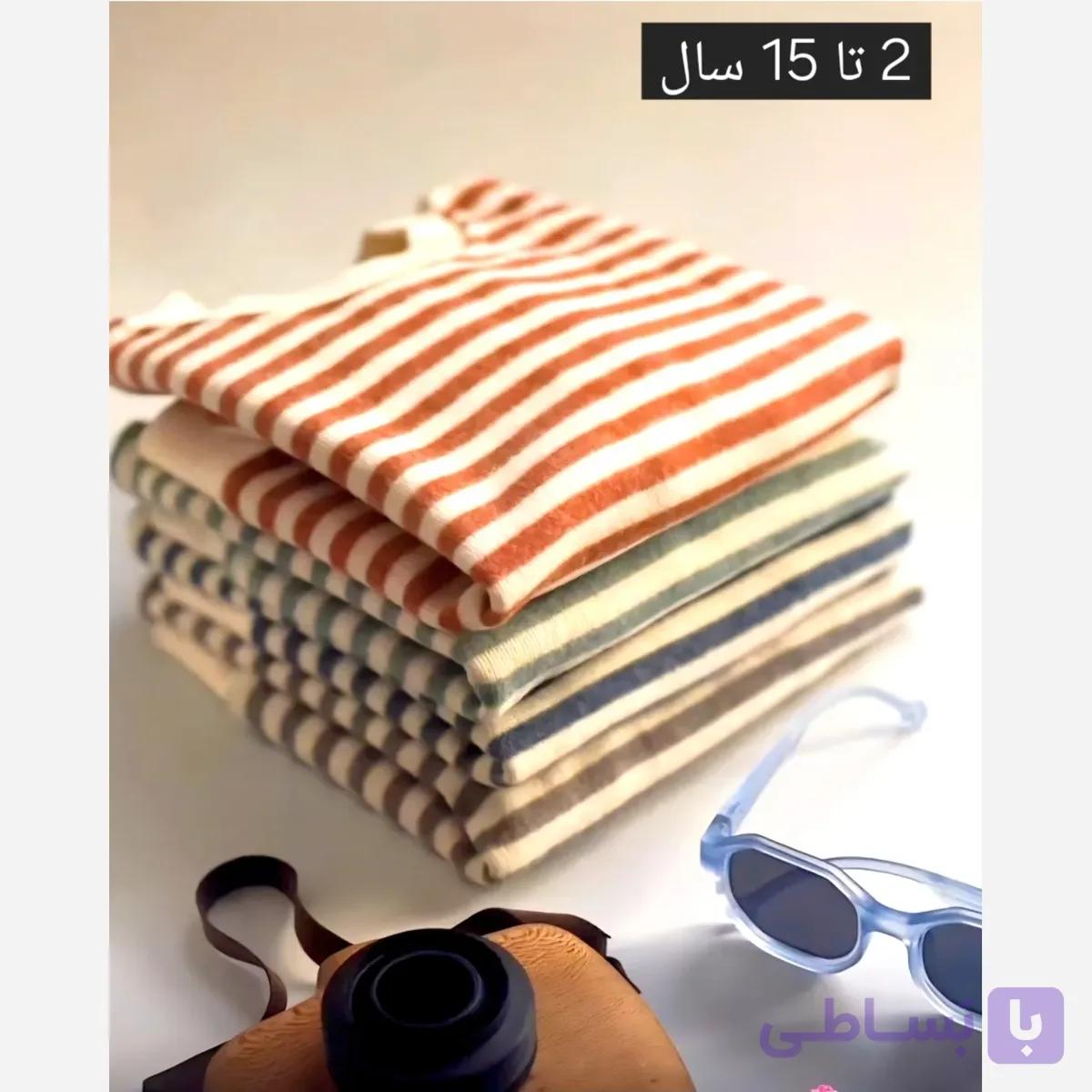 بلوز رینگر دخترانه و پسرانه جنس سلانیک مخملی مناسب 2 تا 15 سال