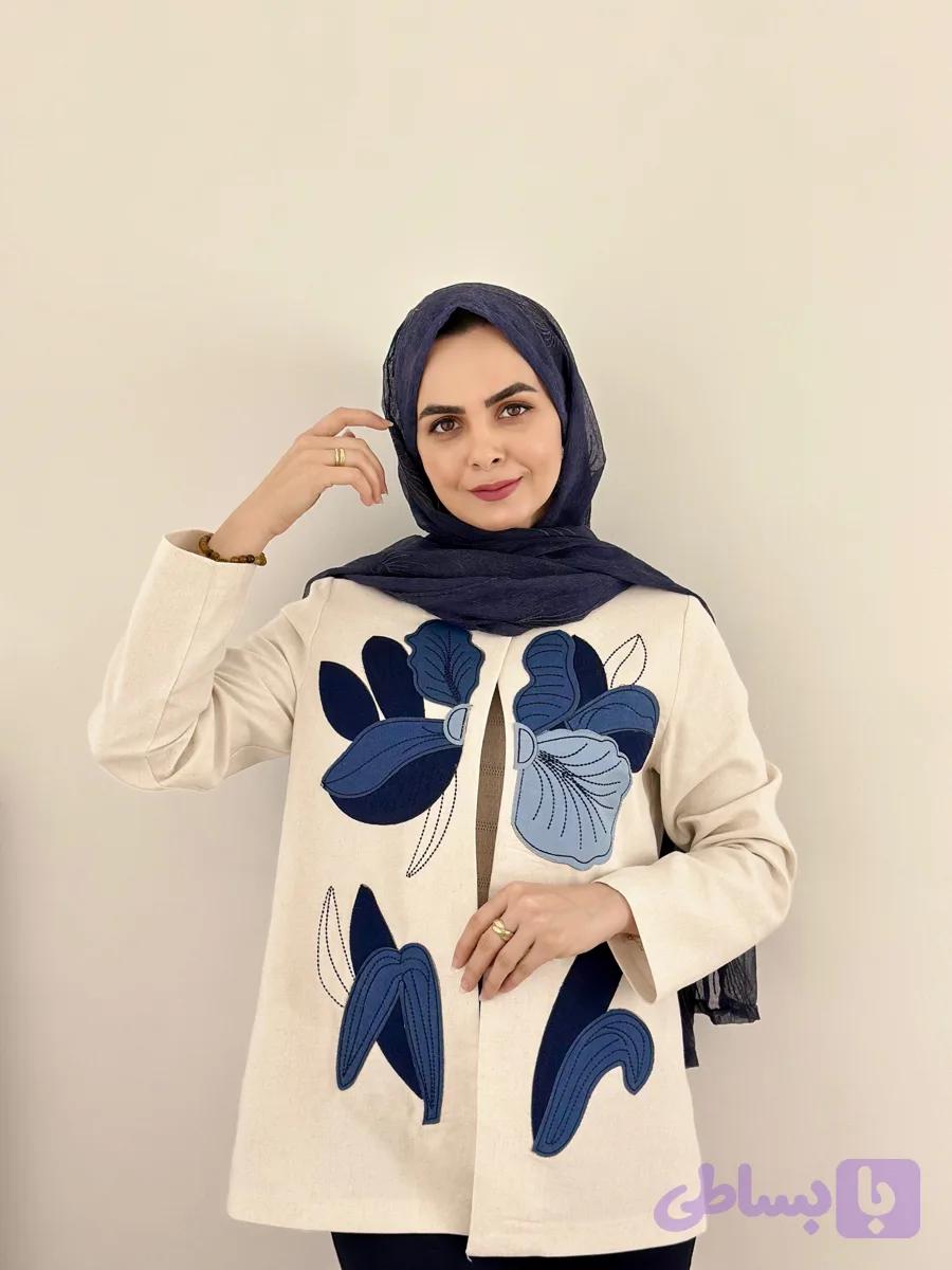 کت گلدوزی طرح گل
