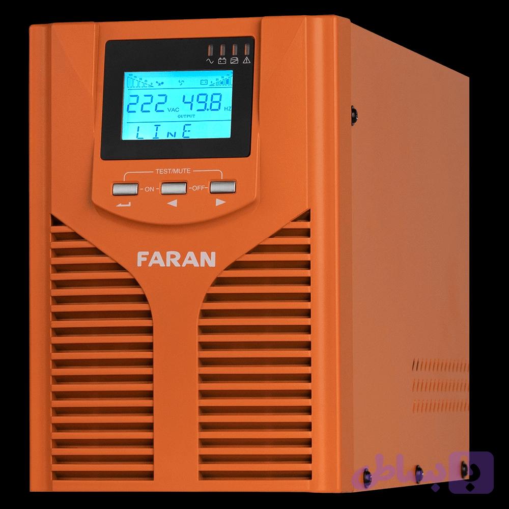 یو پی اس لاین اینتراکتیو TRUST 1000VA فاران باتری خارجی — تصویر 1