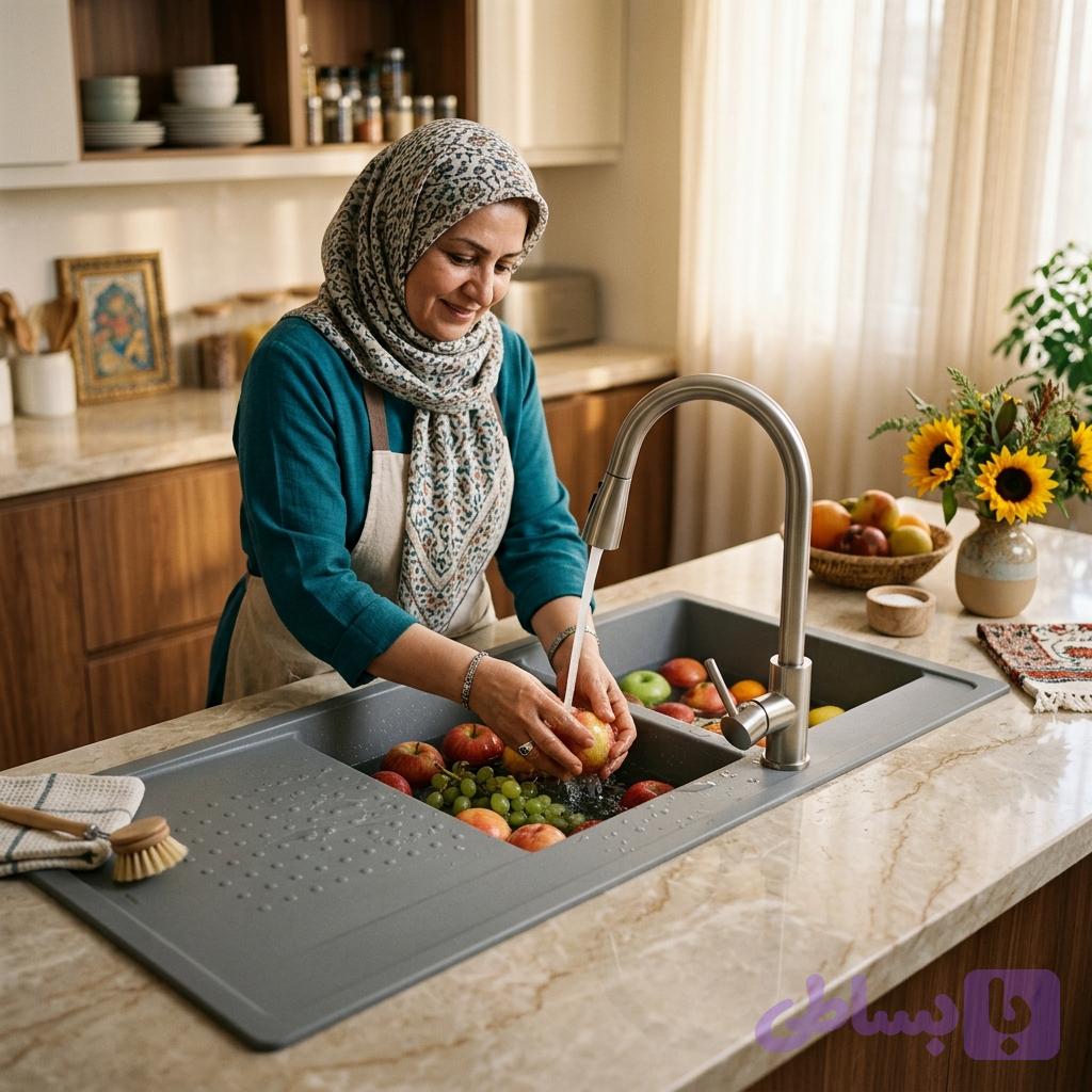 سینک ظرفشویی کورین مدل FS456