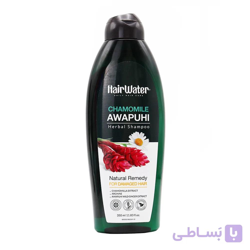 شامپو موی سر آواپوهی و آرگان هیر واتر کامان 350 میلی لیتر — تصویر 1