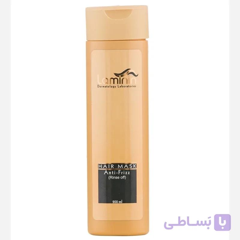 ماسک مو ضد مو خوره لامینین مناسب مو خشک و رنگ شده حجم 200 میلی لیتر