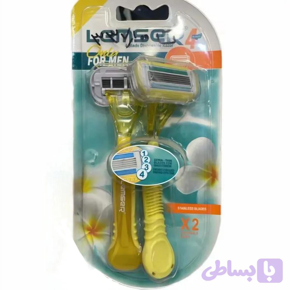 تیغ اصلاح لمسر چهار لبه دو عددی وکیوم مردانه FR610Y