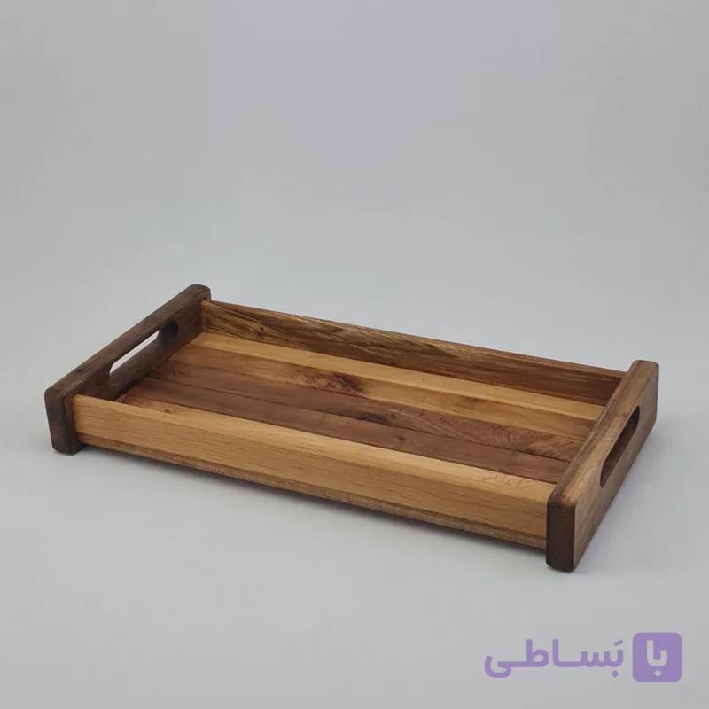 سینی سرو چوبی مدل Walnut Harmony — تصویر 1