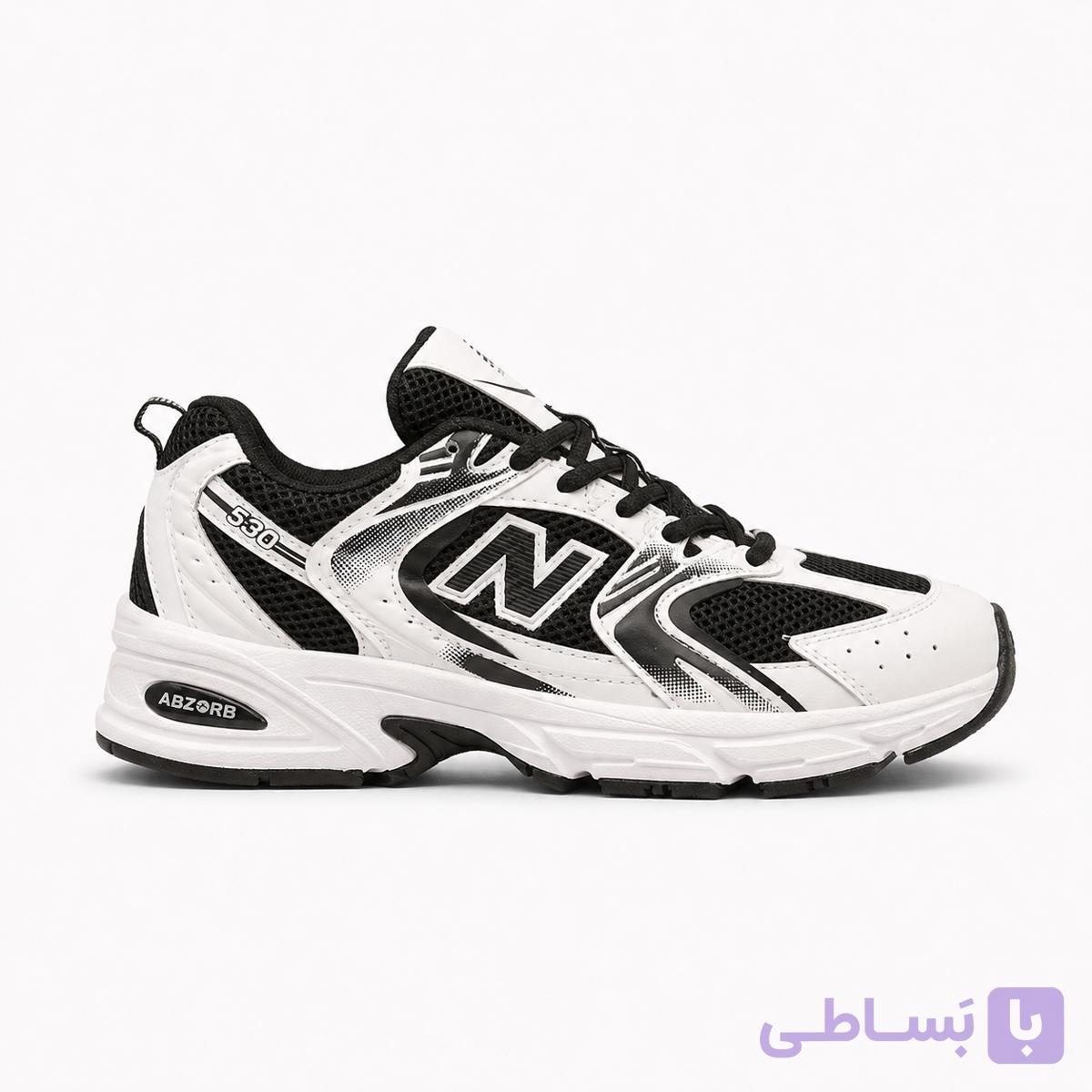 کتونی زنانه نیوبالانس 530 مشکی سایز 37 تا 40