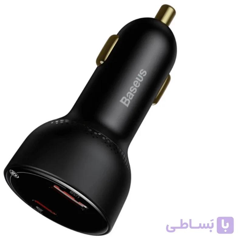 شارژر فندکی 100 وات بیسوس مدل Dual Quick 100W — تصویر 1
