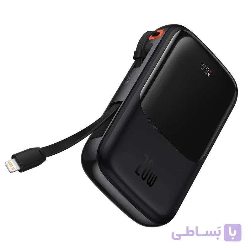 پاوربانک باسئوس مدل Qpow Pro ظرفیت 10000 میلی آمپر ساعت