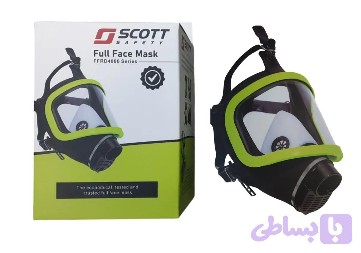 ماسک شیمیایی تمام صورت scott safety