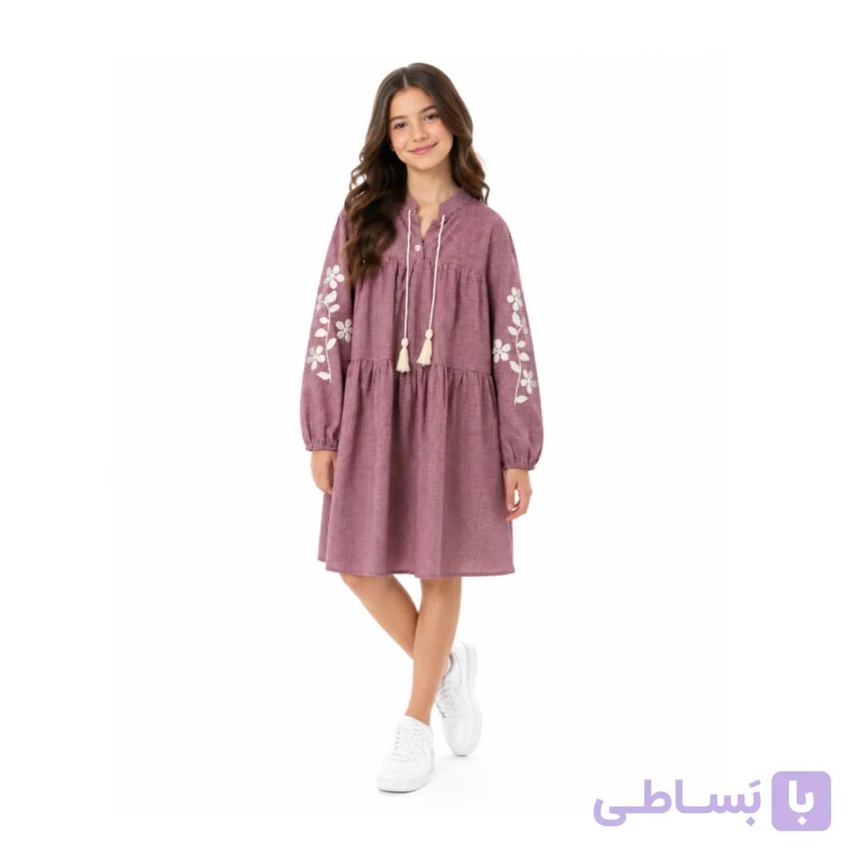 پیراهن دخترانه بابونه — تصویر 1