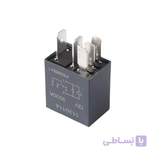 رله خودرویی ۱۲ ولت ۴۰ آمپر میکرو  ۵ فیش پیکاپ کلوت و دایون Y5 و Y7