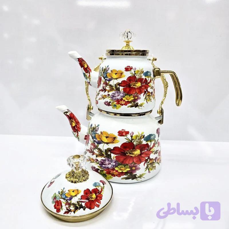 کتری قوری روهمی لعابی اورجینال — تصویر 1