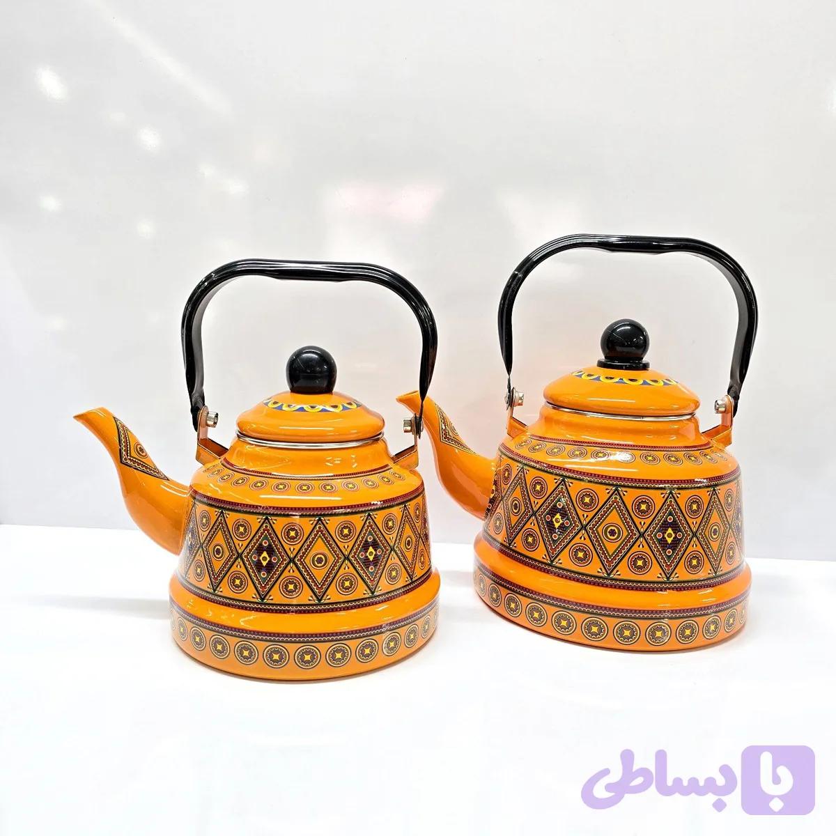 کتری قوری لعابی اورجینال — تصویر 1